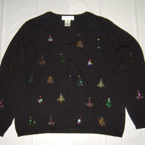 Christmas Trees Of The World Holiday Sweater